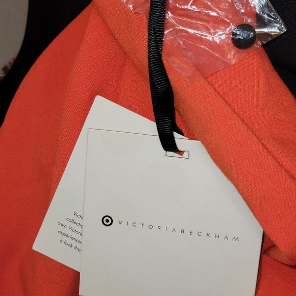 Victoria Beckham Scalloped Drop Waist Dress Size 2X - Picture 7 of 8